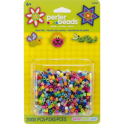 Perler Bead Mix Multicolor 2,000/Pkg