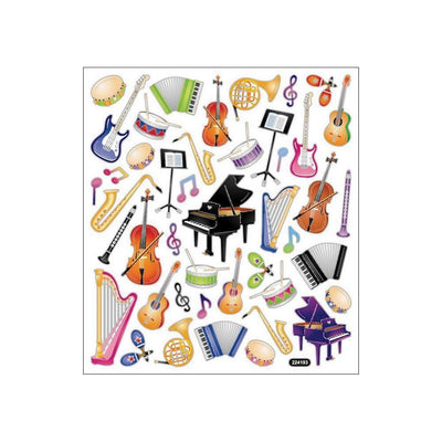 Musical Scrapbook Stickers