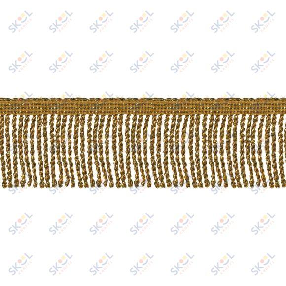 Metallic Bullion Fringes 2"x9yd