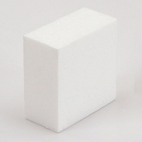 Durafoam Block - White - 4 x 4 x 2 inches