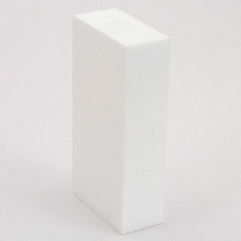 Styrofoam Block White 8" x 4" x 2"