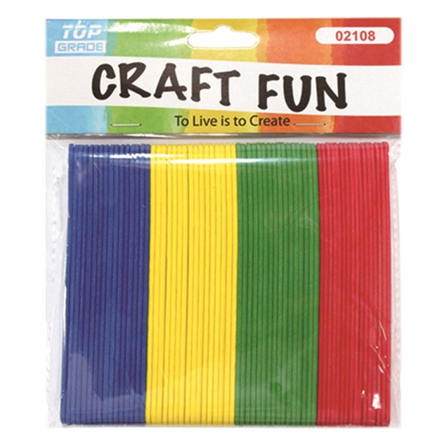 Small Colored Foam Sticks 64/ct