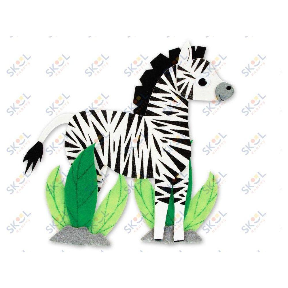 DIY Felt Zebra Craft Kit