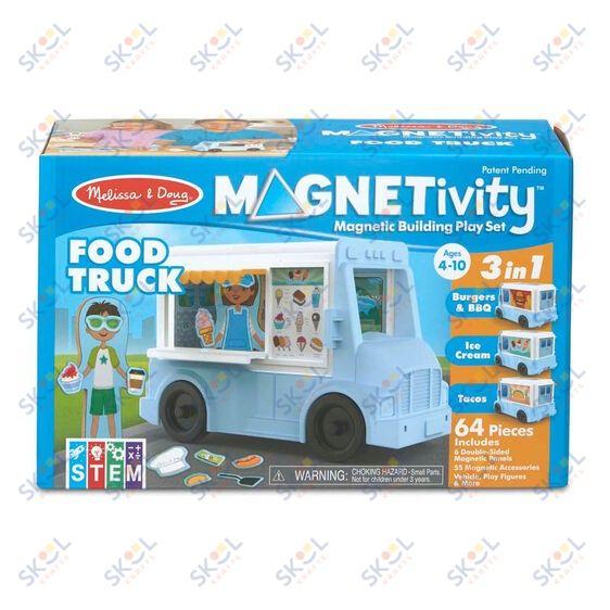 Magnetic Building Play Set - Food Truck