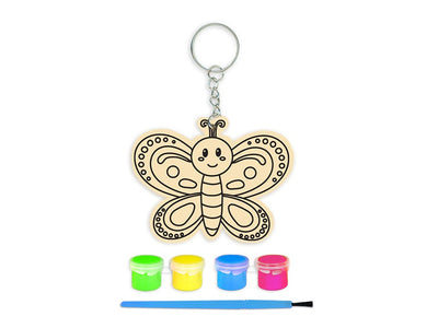 DIY Wood Keychain Paint Kit Butterfly