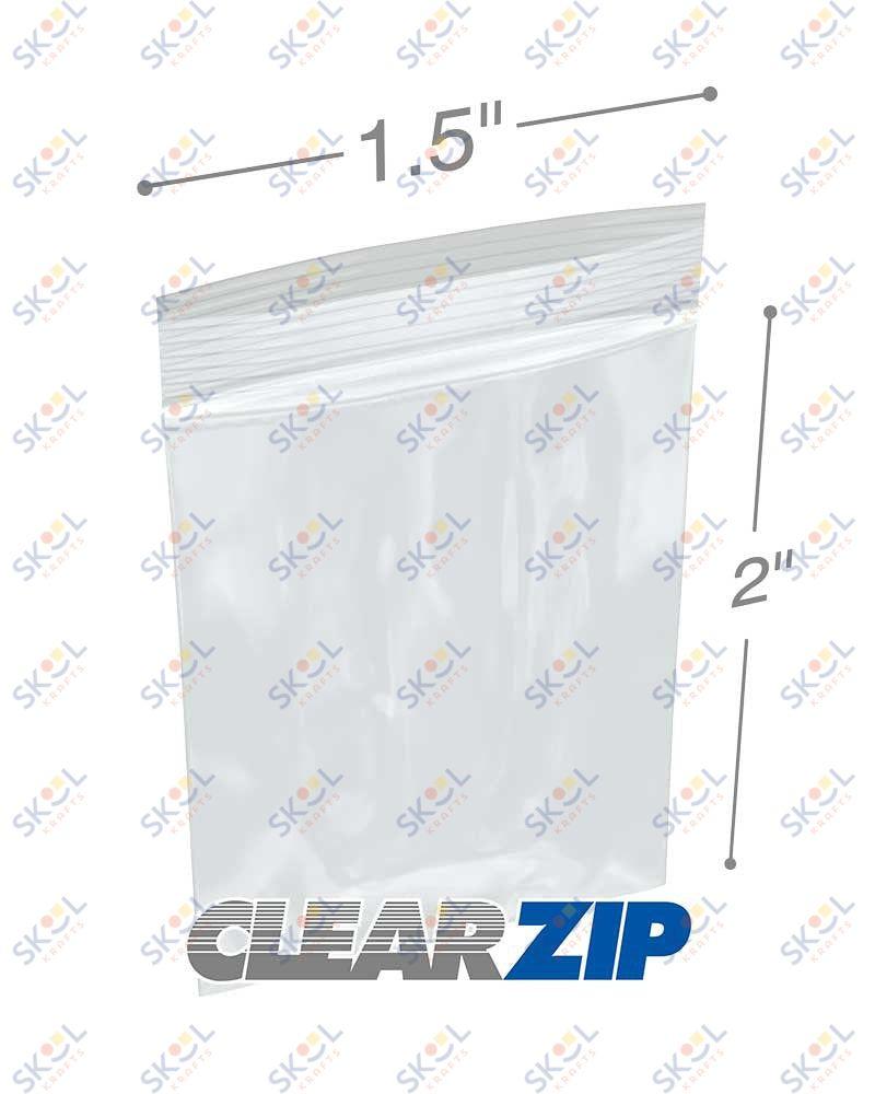 Ziploc Bags (1 1/2" x 2" 100 Pack)