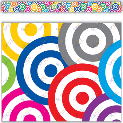 Targets Straight Border 35" x 3" 12/pk