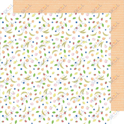 Patterned Paper Stay Sweet 12 X 12 Fruit  Cocktail