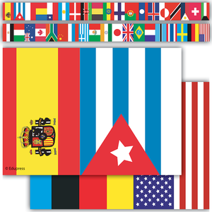 International Flags Straight Border Trim 3" x 35" 12/pk