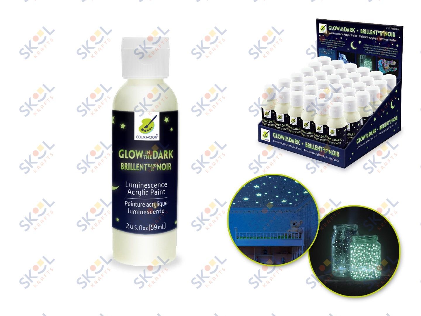 2oz Glow-in-the -Dark Paint