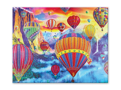 Diamod Paintint Art Kit 16"x20" Hot Air Balloons