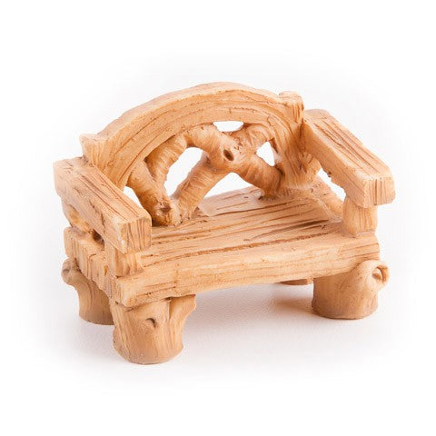 Wood-Look Bench - Resin - 1.5 x 2"