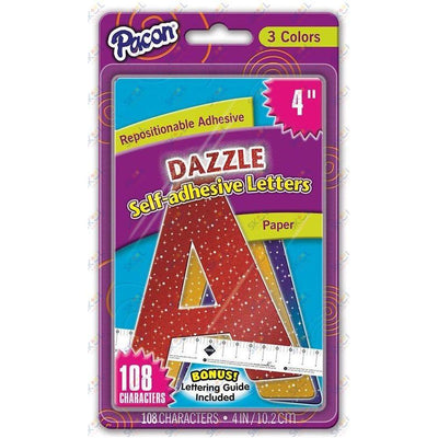 Self Adhesive 4" Dazzling Letters