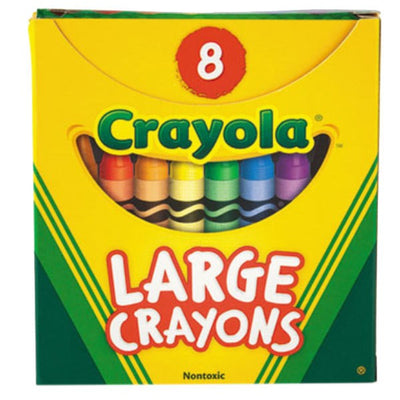 Crayola Large Size Crayons 8/pk