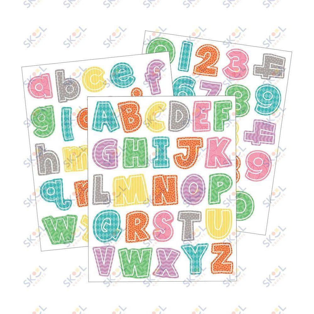 Up and Away Letters and Numbers Sticker Pack