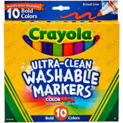 Crayola Ultra-Clean Washable Markers Bold Colors 8/pk