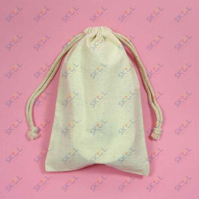 6x9" plain muslin bag-24/pk