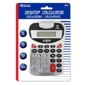 Silver Desktop Calculator 8-Digit w/ Tone