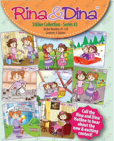 Rina and Dina 4 Pack Stickers Series 3