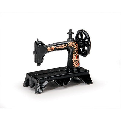 Sewing Machine - Metal - Black - 1.3125 X 1.125 Inches