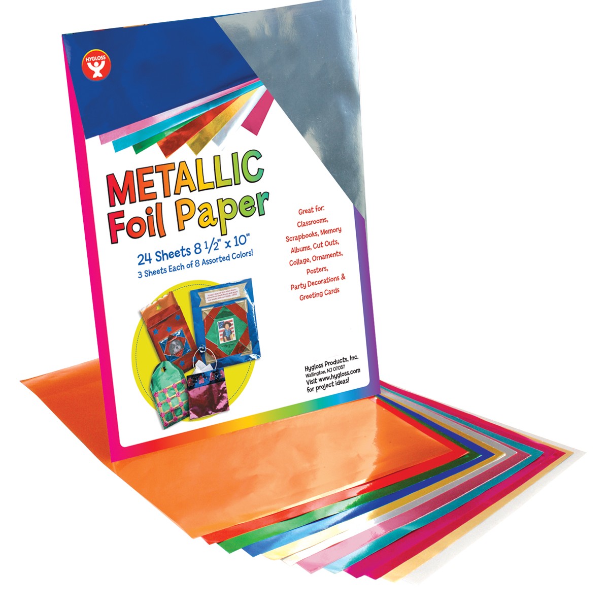 Large Metallic Foil Paper (20x26-Inch) Single Colors