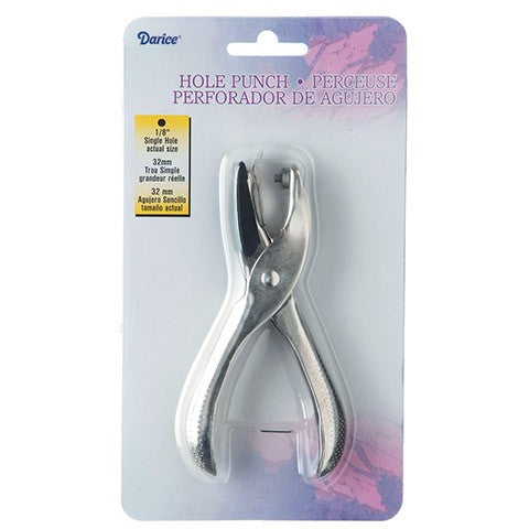 Single Hole Punch Circle 1/8 inches