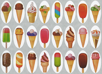 Ice Cream Stickers 10/sheets