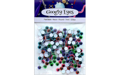 Wiggly Eyes Assorted Color 7mm 220/pk