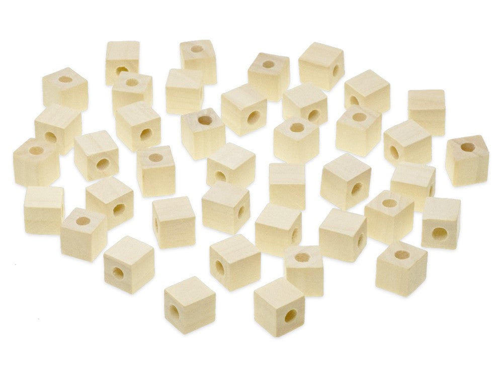 Natural Cube Beads 12mm 40/pk