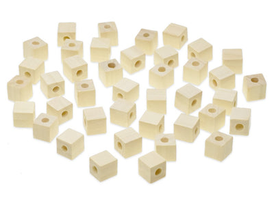 Natural Cube Beads 12mm 40/pk