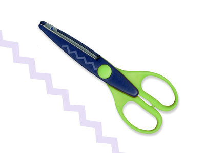 Cropping Scissors Metal Blade ZigZag 6.5"
