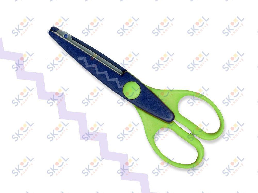 Cropping Scissors Metal Blade ZigZag 6.5"