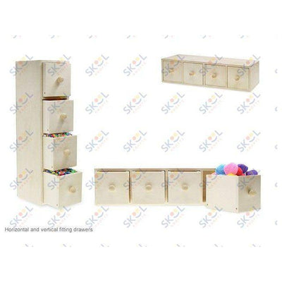 1.87" x 2" x 7.18" 4 Drawer Mini Caddy