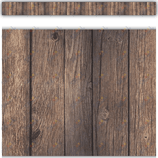 Dark Wood Straight Border 35" x 3" 1/pk