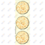 Matzah stickers (1", 25 Sheets)