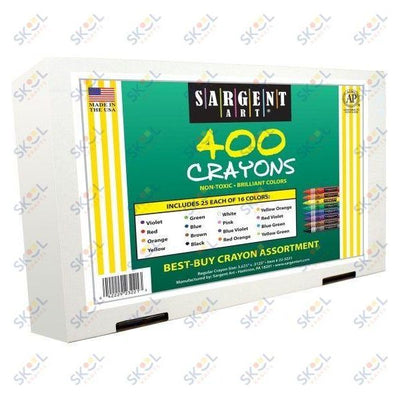 Sargent Art Regular Crayons 16 color 400/pk