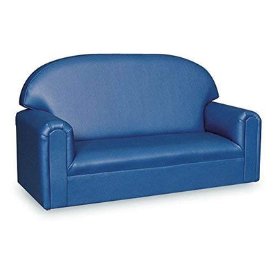 Toddler Premium Vinyl Upholstery Sofa, Blue