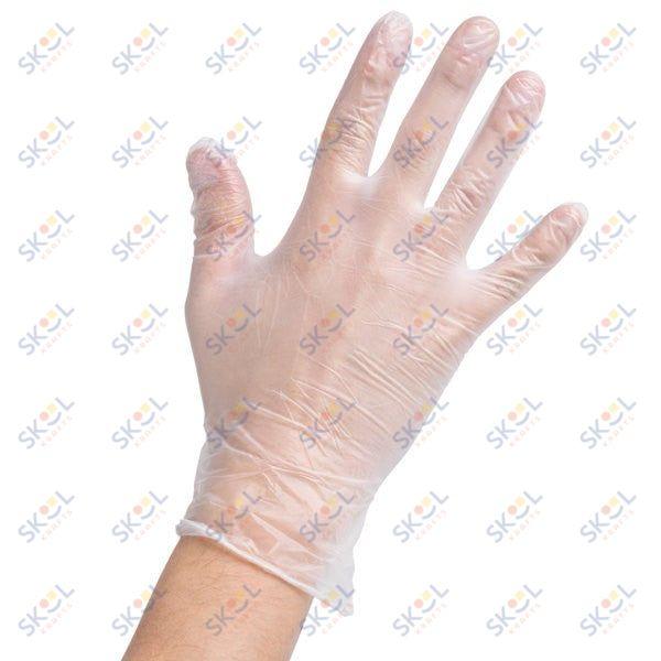 Disposable vinyl gloves