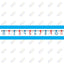 Student Number Lines Desk Tape