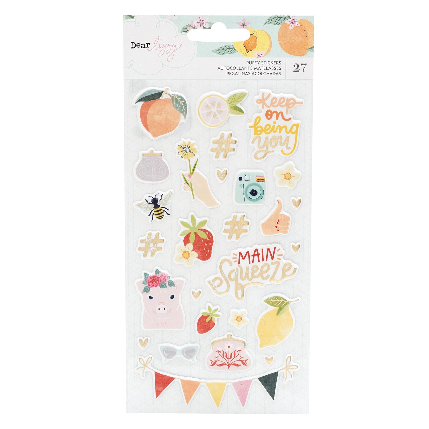 Stickers-  It's All Good - Puffy Stickers - Gold Foil