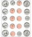 Money U.S. Coins Stickers 6/sheets
