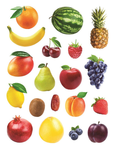 Fruit Stickers Die Cut (10 Sheets)
