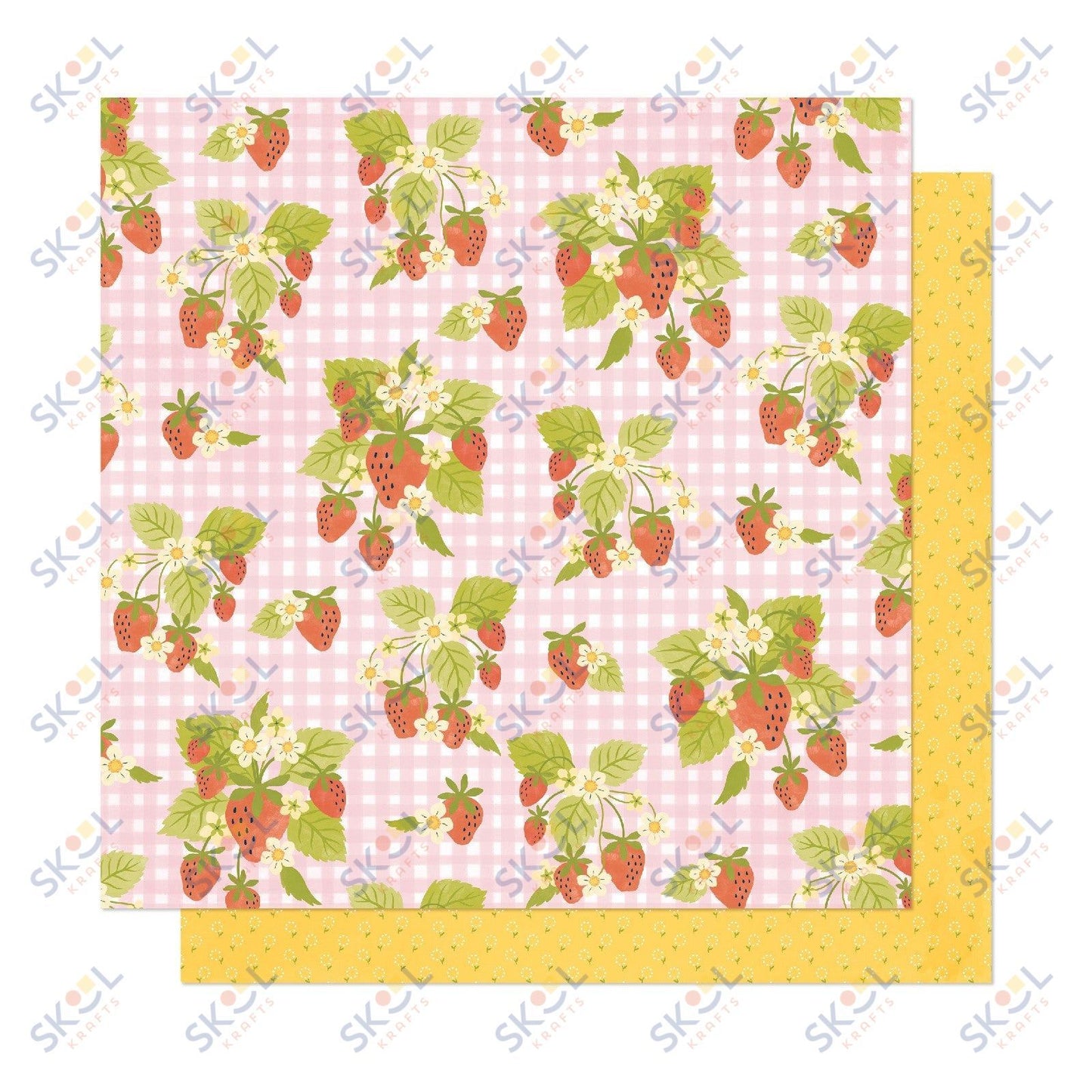 Patterned  Paper -  It's  All  Good - 12 X 12 - Grow Slow