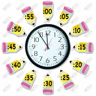 Telling Time Bulletin Board Set 1pk