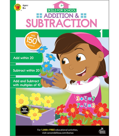 Addition & Subtraction Activity Book-Grade 1