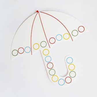 Umbrella Poster Crafts 5.5" 20/pk