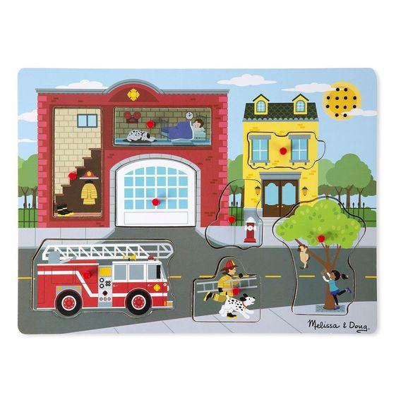 Around the Fire Station See & Hear Puzzle