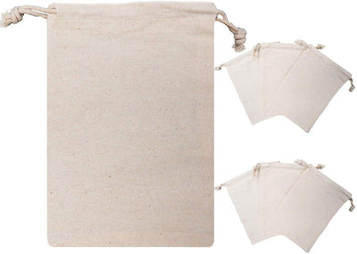 Cotton Drawstring Bags 6" x 8" 20/pk