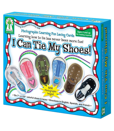 I Can Tie My Shoes Lacing Cards