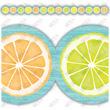 Lemon Zest Citrus Slices Border 2 3/4" x 35" 12/pk